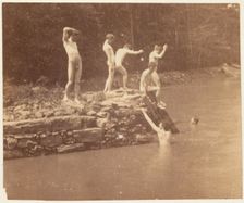 Thomas Eakins and Students, c. 1883. Creator: Thomas Eakins