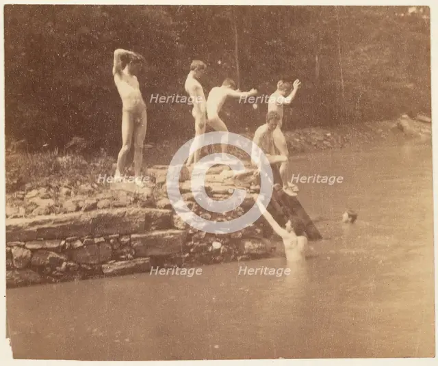 Thomas Eakins and Students, c. 1883. Creator: Thomas Eakins.