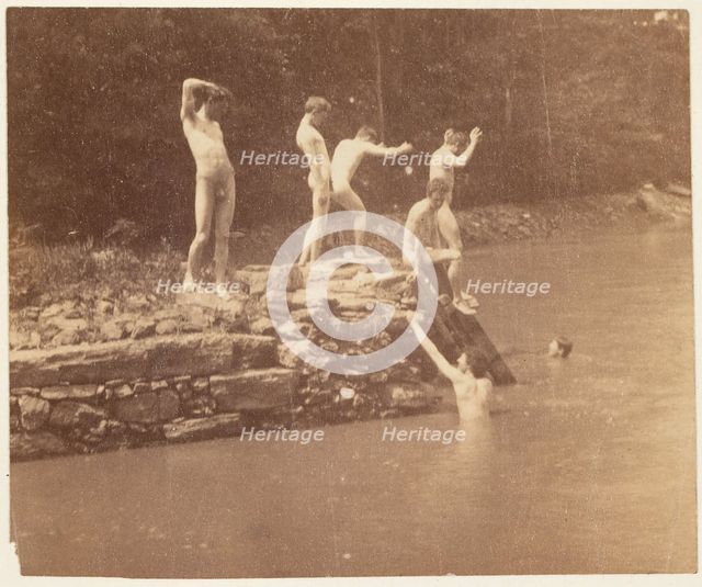 Thomas Eakins and Students, c. 1883. Creator: Thomas Eakins.