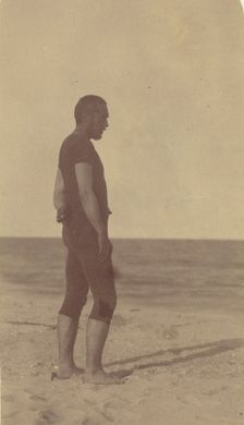[Thomas Eakins in Swim Suit], 1880s., 1880s. Creator: Thomas Eakins