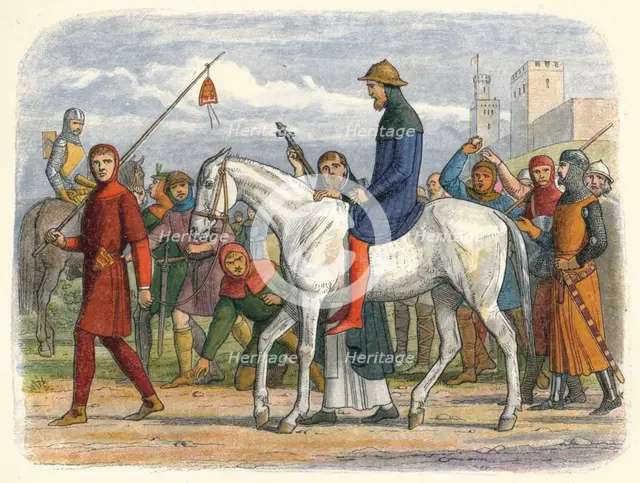'Thomas, Earl of Lancaster, led to execution', 1322 (1864). Artist: James William Edmund Doyle.