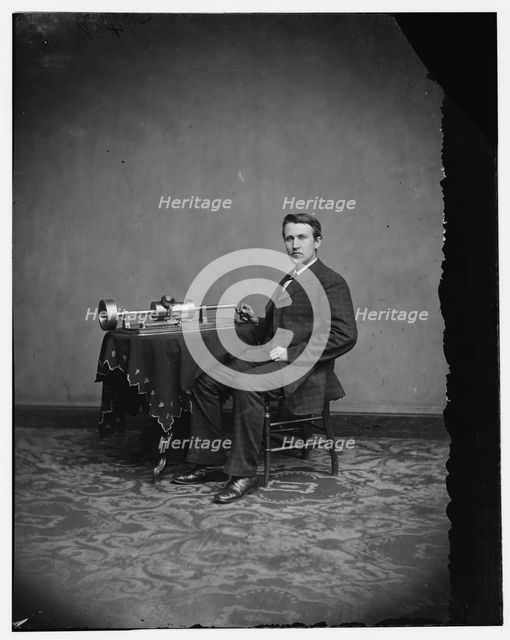 Thomas Edison, 1878. Creator: Unknown.