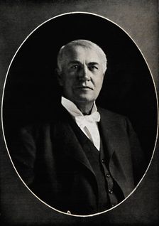 Thomas Edison, the Wizard of the West c1880s, (1914). Creator: Emilie Bieber
