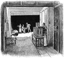Thomas Edison's Kinetographic Theatre, c1891. Creator: Unknown