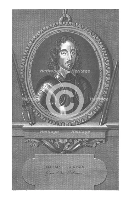 Thomas Fairfax, (early 18th century). Creator: Pierre Drevet.