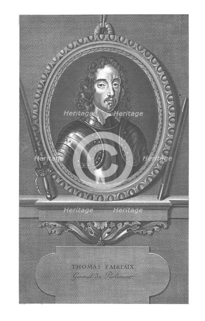 Thomas Fairfax, (early 18th century). Creator: Pierre Drevet.