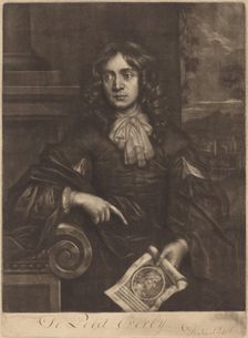 Thomas Flatman, c. 1690. Creator: William Faithorne
