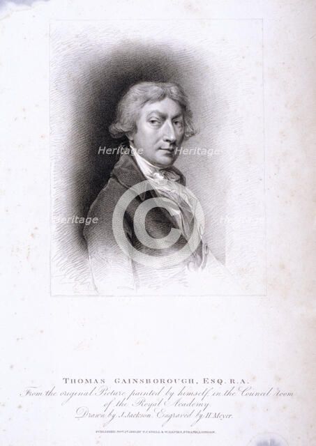 Thomas Gainsborough, 1810. Artist: Henry Meyer