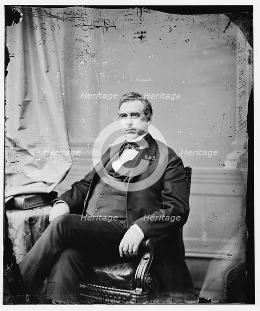 Thomas George Pratt of Maryland, between 1860 and 1875. Creator: Unknown.