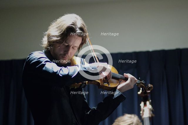 Thomas Gould, Watermill Jazz Club, Dorking, Surrey, August 2015. Artist: Brian O'Connor.