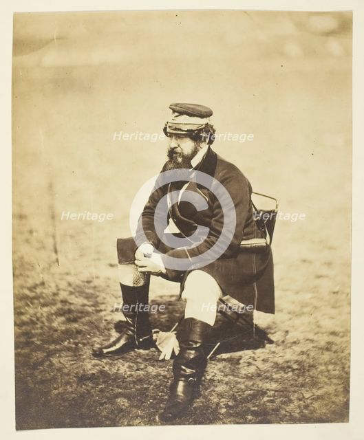Thomas Graham Russell (1748-1843), General, Taken at the Crimea, 1855. Creator: Roger Fenton.
