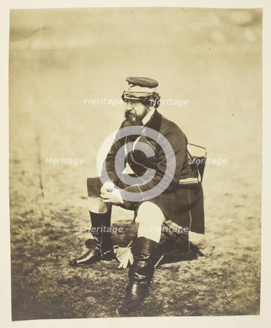 Thomas Graham Russell (1748-1843), General, Taken at the Crimea, 1855. Creator: Roger Fenton.
