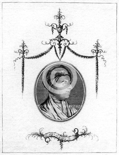 Thomas Gray, English poet, late 18th century. Artist: Anon