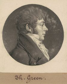 Thomas Green, 1809. Creator: Charles Balthazar Julien Févret de Saint-Mémin