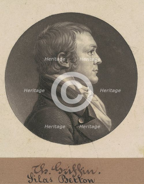 Thomas Griffin, 1805. Creator: Charles Balthazar Julien Févret de Saint-Mémin.