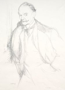 Thomas Hardy, 1897. Creator: William Rothenstein (British, 1872-1945)