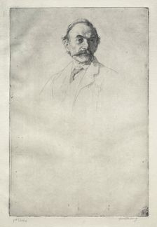 Thomas Hardy, No. 1, 1893. Creator: William Strang (British, 1859-1921)