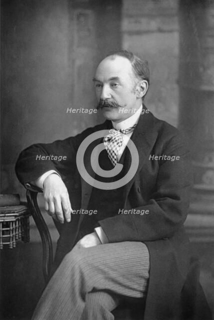 Thomas Hardy, English writer and poet, c1890. Artist: W&D Downey
