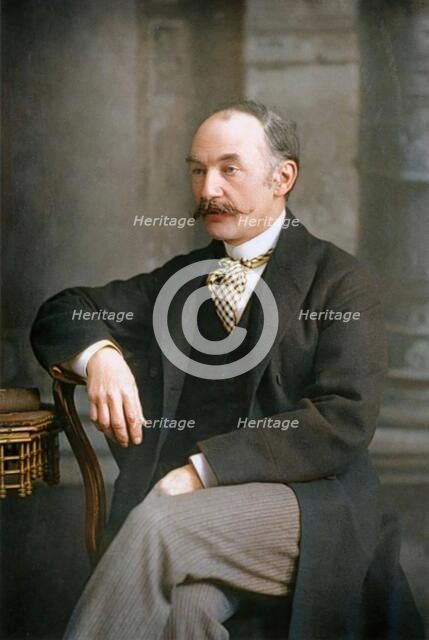Thomas Hardy, English writer and poet, c1890. Creator: W&D Downey.