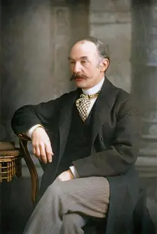 Thomas Hardy, English writer and poet, c1890. Creator: W&D Downey