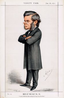 Thomas Henry Huxley, British biologist, 1871. Creator: Carlo Pellegrini