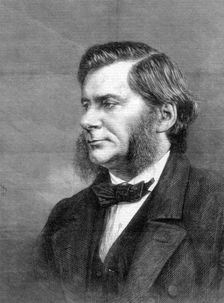 Thomas Henry Huxley, British biologist, 1871. Creator: Unknown
