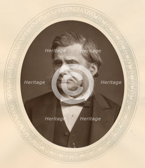 Thomas, Henry Huxley, English biologist, 1877. Creator: Lock & Whitfield.