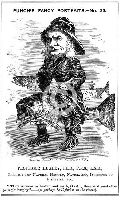 Thomas Henry Huxley, English biologist, 1881. Artist: Edward Linley Sambourne