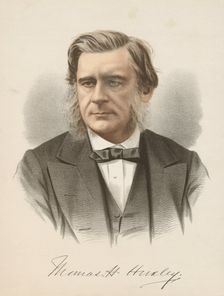 Thomas Henry Huxley, English biologist, c1880. Creator: Unknown