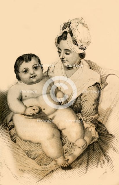 'Thomas Hills Everett, Aged Eleven Months', 1822. Creator: Robert Cooper.