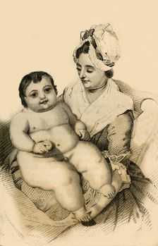 Thomas Hills Everett, Aged Eleven Months 1822. Creator: Robert Cooper