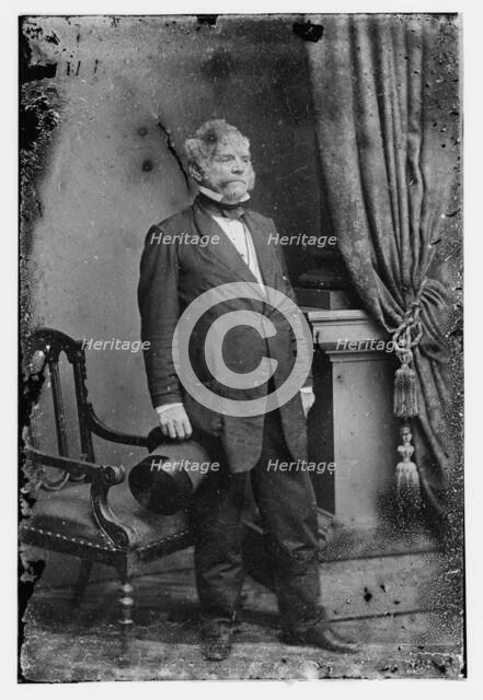 Thomas Holliday Hicks of Maryland, between 1855 and 1865. Creator: Unknown.