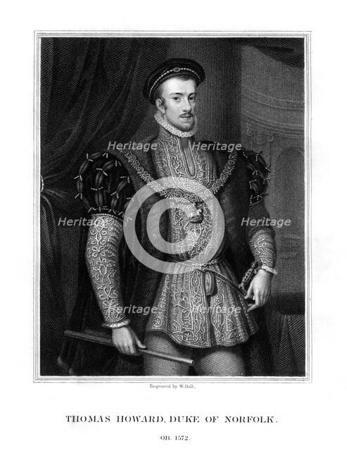 Thomas Howard, 4th Duke of Norfolk and 1st Earl of Southampton, (1829).Artist: W Holl