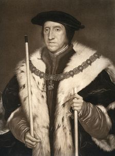 Thomas Howard, Third Duke of Norfolk c1530s, (1902).Artist: Hans Holbein the Younger
