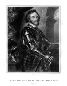 Thomas Howard, Earl of Arundel and Surrey, prominent English courtier, (1823).Artist: E Scriven