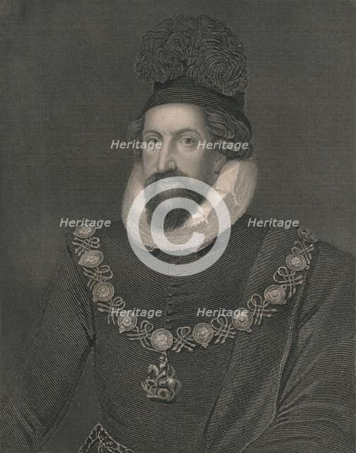 'Thomas Howard, Earl of Suffolk, c1600, (early-mid 19th century). Creator: John Henry Robinson.