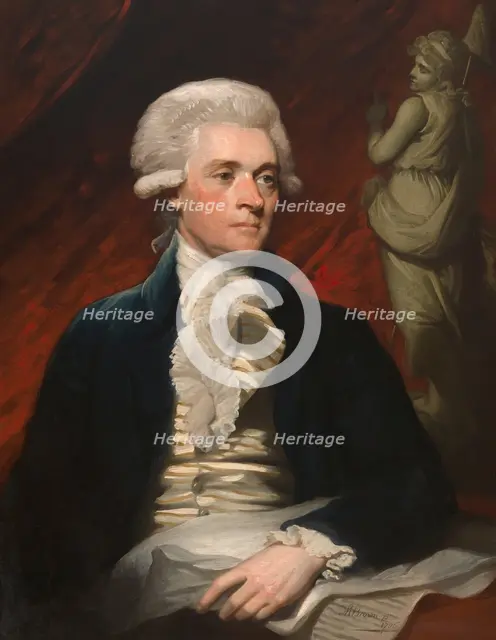 Thomas Jefferson, 1786. Creator: Mather Brown.