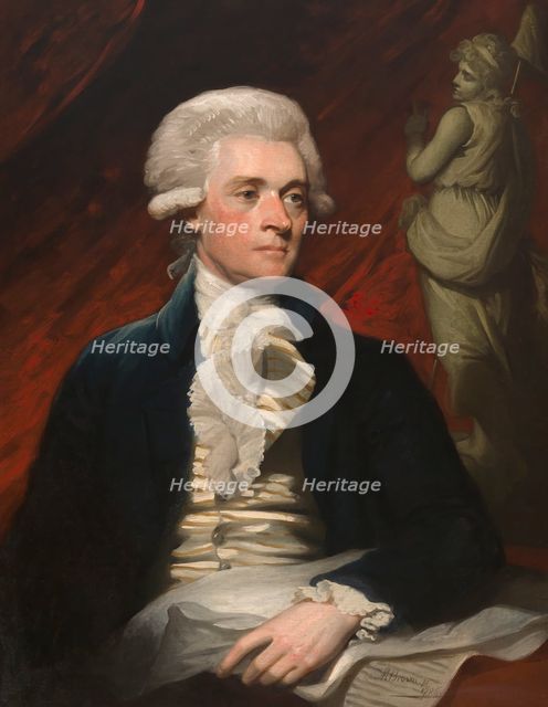 Thomas Jefferson, 1786. Creator: Mather Brown.