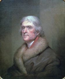 Thomas Jefferson 1805. Artist: Rembrandt Peale