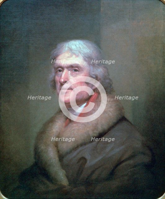 'Thomas Jefferson', 1805. Artist: Rembrandt Peale