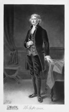 Thomas Jefferson, 3rd President of the United states of America, (1901). Creator: Unknown