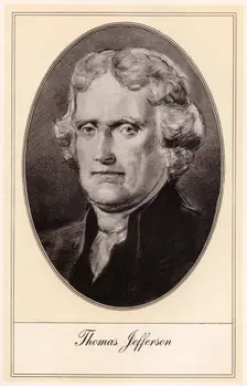 Thomas Jefferson, third President of the United States, (early 20th century). Artist: Gordon Ross