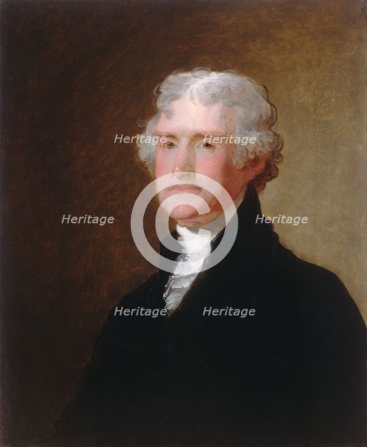 Thomas Jefferson, c. 1821. Creator: Gilbert Stuart.
