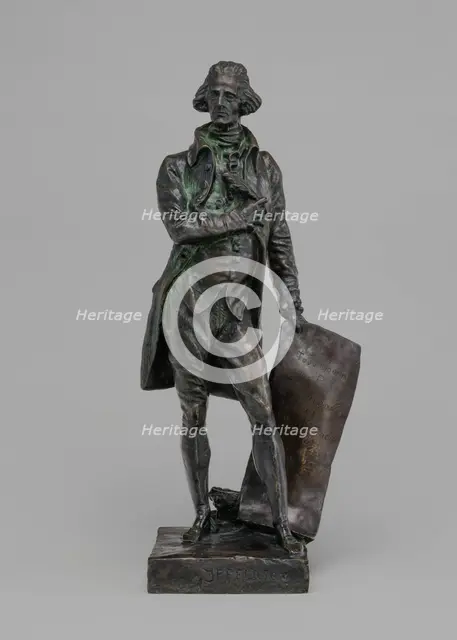 Thomas Jefferson, model 1832-1833, cast after 1892. Creator: Pierre-Jean David d'Angers.