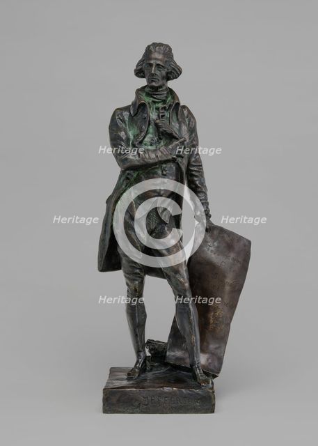 Thomas Jefferson, model 1832-1833, cast after 1892. Creator: Pierre-Jean David d'Angers.