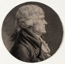 Thomas Jefferson, pub. 1806. Creator: "Saint-Mémin, Charles Balthazar Julien Fevret de, 1770-1852"