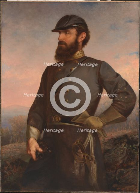 Thomas Jonathan Jackson, 1876. Creator: John Adams Elder.