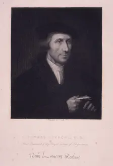 Thomas Linacre, MD 1847. Creator: H Cook