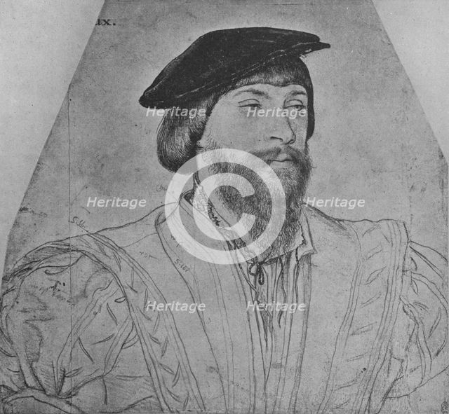 'Thomas, Lord Vaux', c1533 (1945). Artist: Hans Holbein the Younger.