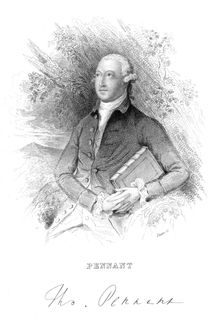 Thomas Pennant, 18th century British naturalist and traveller, c1840. Creator: Unknown